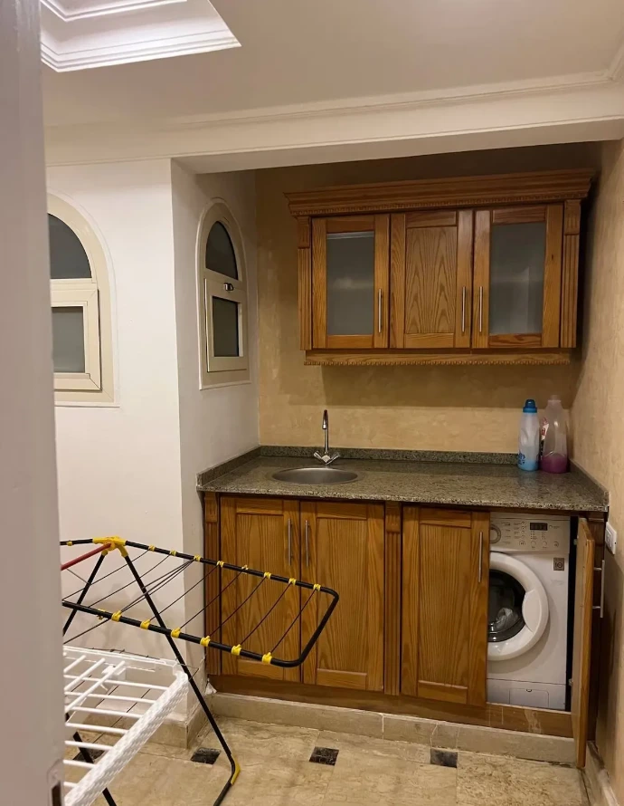 Airbnb cheap villa rental sharm laundry area