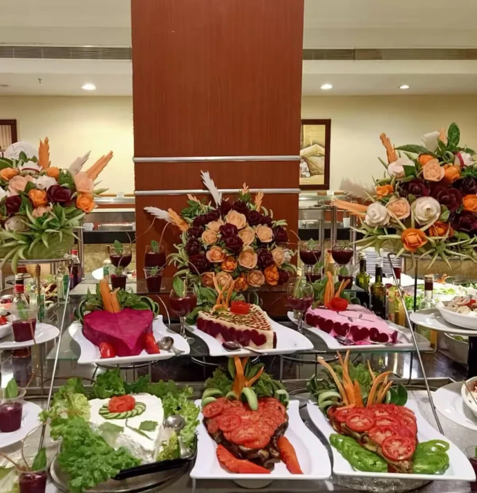 Hotel buffet dinbner rental villa sharm