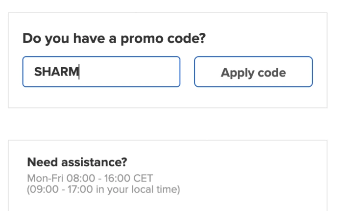 Sharm El Sheikh villa rental promo code